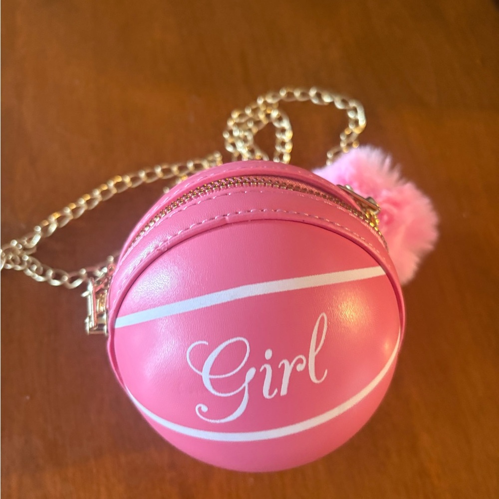 Pink Mini Bag with Chain Strap